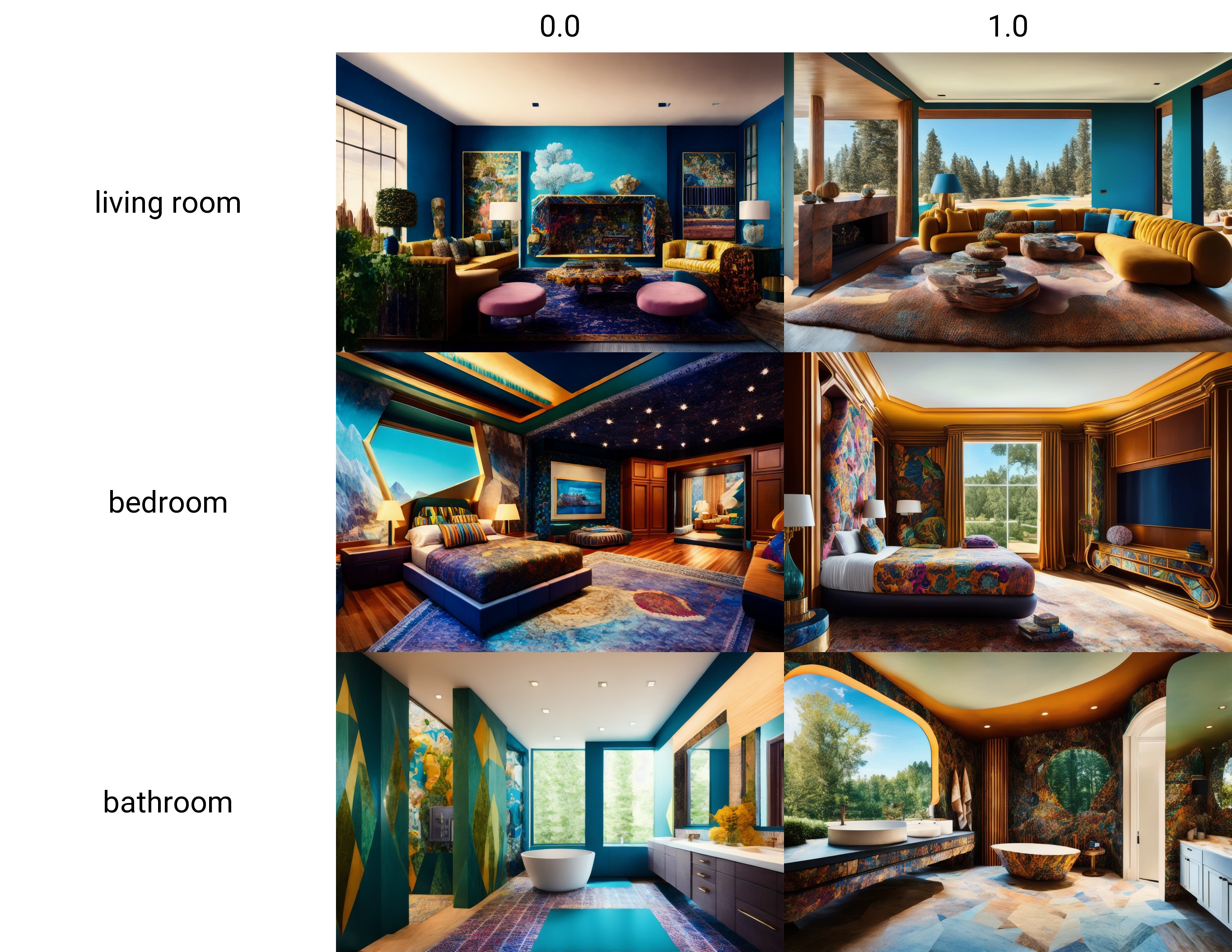 (archmagazine:0.0) photo of a maximalist living room, perspective view, video game concept art, hidden object video game, ...